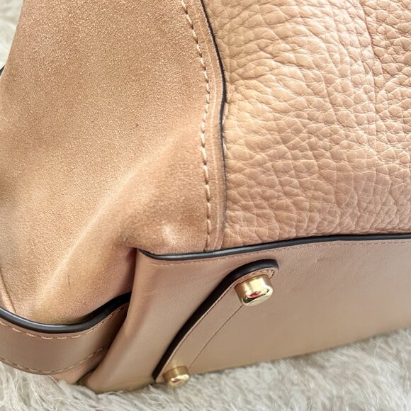 Coach Edie 42 Pebble Leather & Suede (Large) - Picture 5 of 11